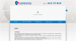 Desktop Screenshot of constanta.pl